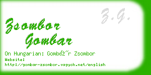 zsombor gombar business card